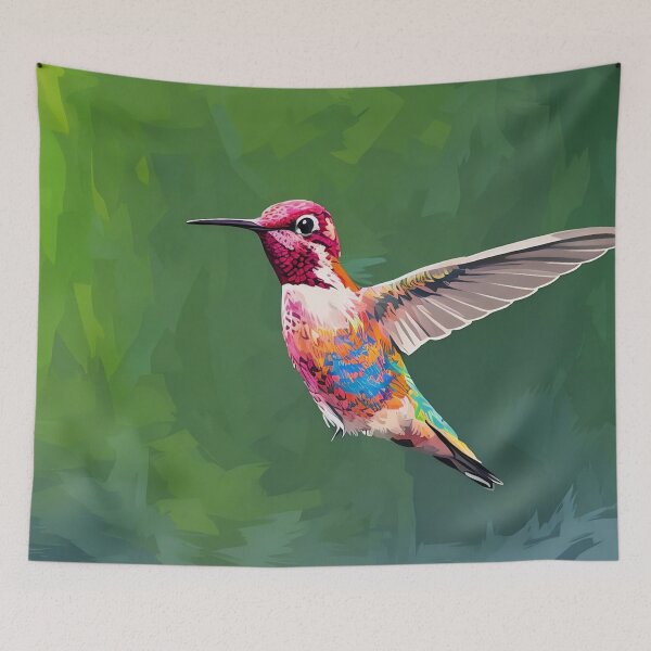 Item preview, Red Headed Hummingbird designed and sold by tomorrowsart.