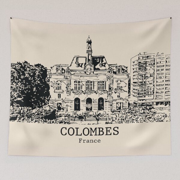 Aperçu de l'œuvre Colombes - France créée et vendue par Lakeric Cityscapes.