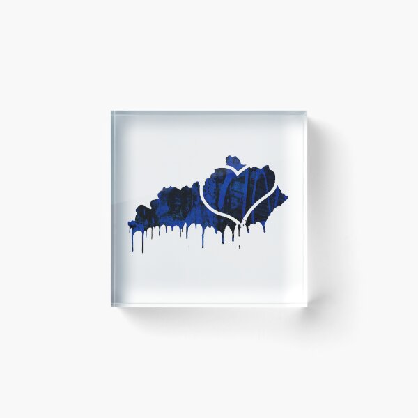 Item preview, Kentucky State Outline | Bleed Blue Design with Dripping Grunge Wildcat Blue | BBN Special designed and sold by UneekMerch.