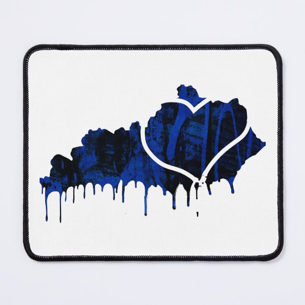 Item preview, Kentucky State Outline | Bleed Blue Design with Dripping Grunge Wildcat Blue | BBN Special designed and sold by UneekMerch.