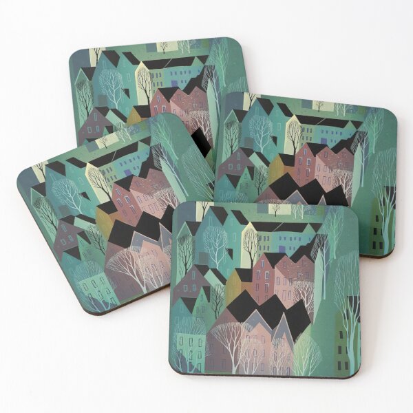 Item preview, Eyvind Earle - Village designed and sold by meldefiart.
