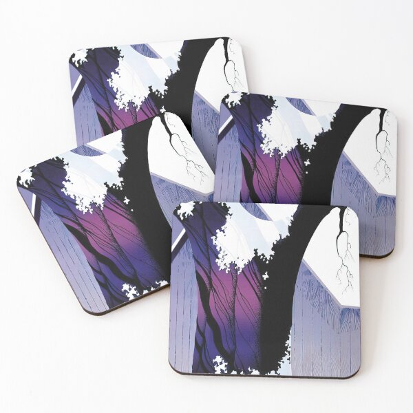 Item preview, Eyvind Earle - Violet Tree And Barn designed and sold by meldefiart.