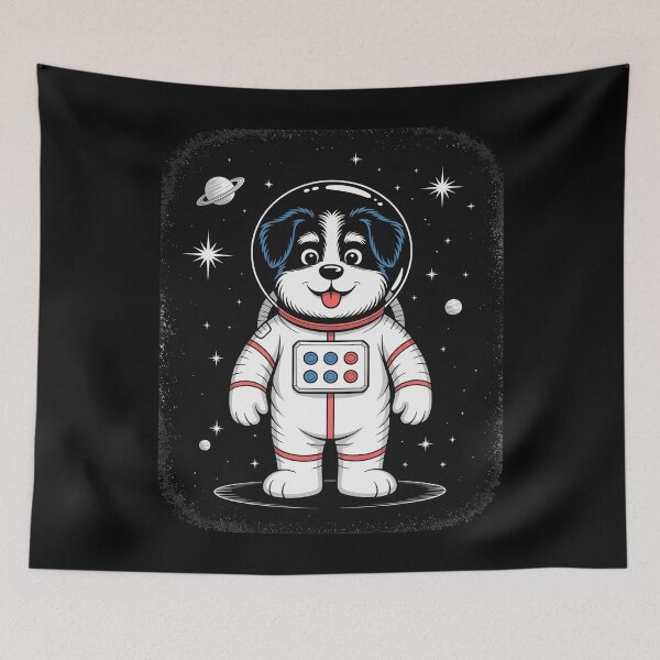 Item preview, Sheepadoodle Astronaut Space Cute Dog Lover  Men Women Kids  designed and sold by Belkisallen.