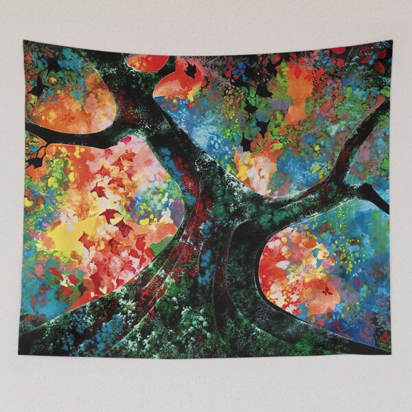 Item preview, Eyvind Earle - Waves Of Golden Fire designed and sold by meldefiart.