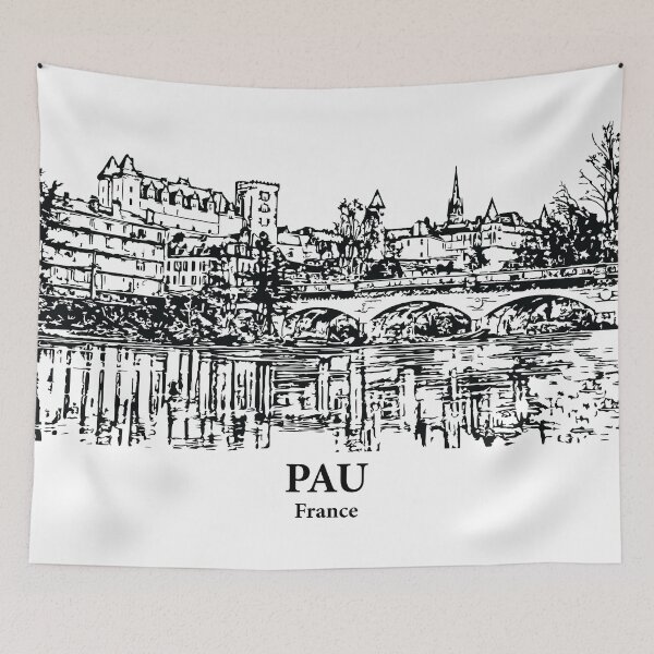 Item preview, Pau - France designed and sold by Lakeric Cityscapes.