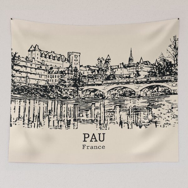 Item preview, Pau - France designed and sold by Lakeric Cityscapes.