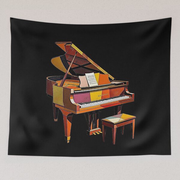 Item preview, A Piano music poster hommage designed and sold by Helios Be. Lavsh.