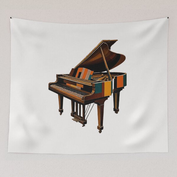 Item preview, A Piano music poster hommage#1 designed and sold by Helios Be. Lavsh.