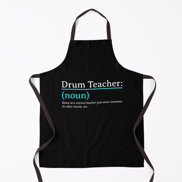 Item preview, Drum Teacher definition design designed and sold by TalkTee Me.
