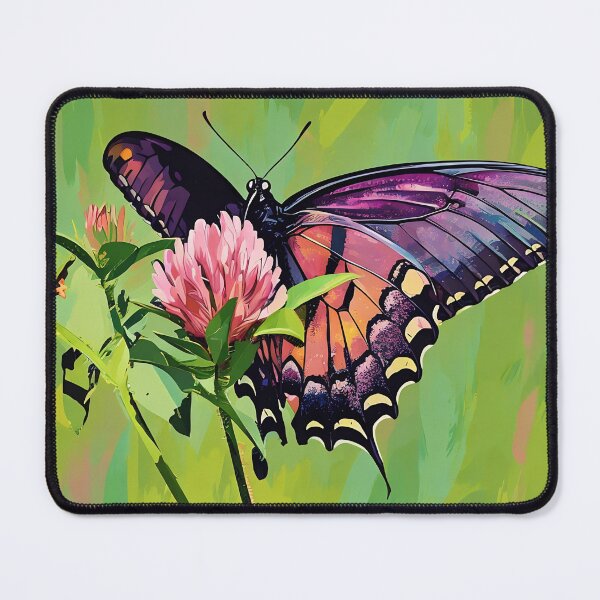 Item preview, Butterfly and Red Clover designed and sold by tomorrowsart.