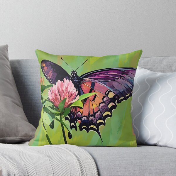 Item preview, Butterfly and Red Clover designed and sold by tomorrowsart.