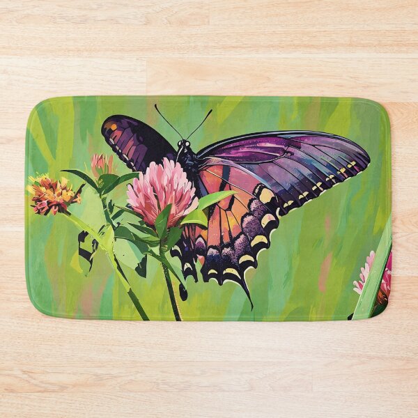 Item preview, Butterfly and Red Clover designed and sold by tomorrowsart.