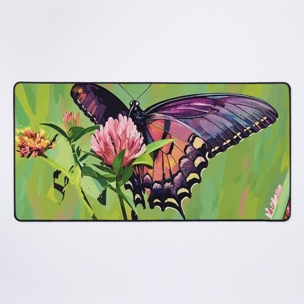 Item preview, Butterfly and Red Clover designed and sold by tomorrowsart.