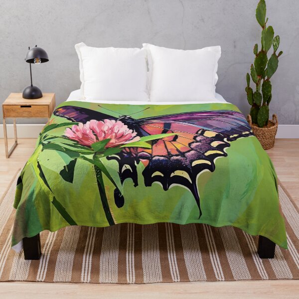 Item preview, Butterfly and Red Clover designed and sold by tomorrowsart.