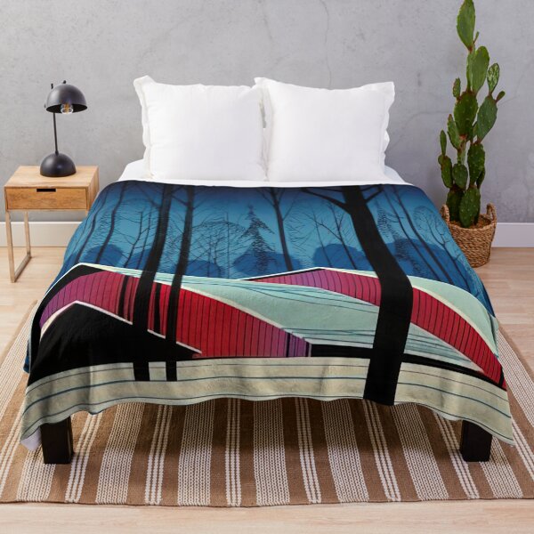 Item preview, Eyvind Earle - Winter Barns designed and sold by meldefiart.