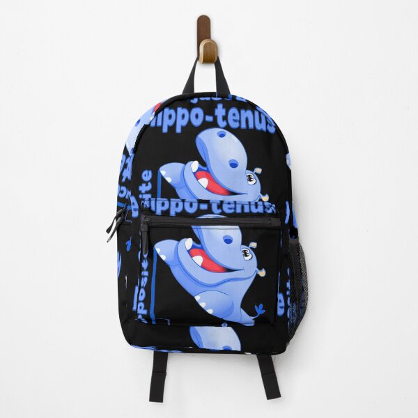 Item preview, Funny Nerdy Trigonometry Opposite Adjacent Hippotenuse Blue Hippomatus Math Teacher Black Text designed and sold by MathWare MathClips.