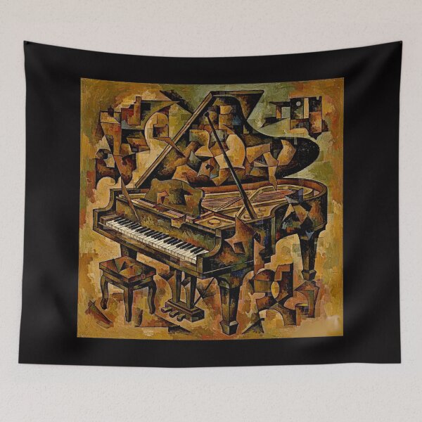 Item preview, A Piano music poster hommage#3 designed and sold by Helios Be. Lavsh.