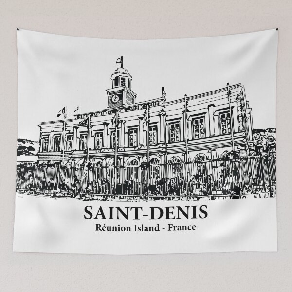 Item preview, Saint-Denis - Réunion Island designed and sold by Lakeric Cityscapes.