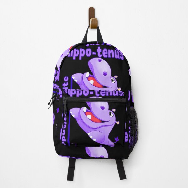 Item preview, Funny Nerdy Trigonometry Opposite Adjacent Hippotenuse Purple Hippomatus Math Teacher Black Text designed and sold by MathWare MathClips.