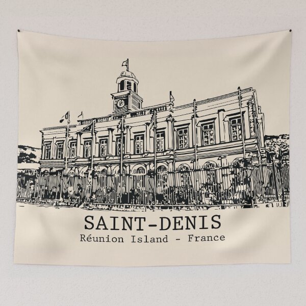 Item preview, Saint-Denis - Réunion Island designed and sold by Lakeric Cityscapes.