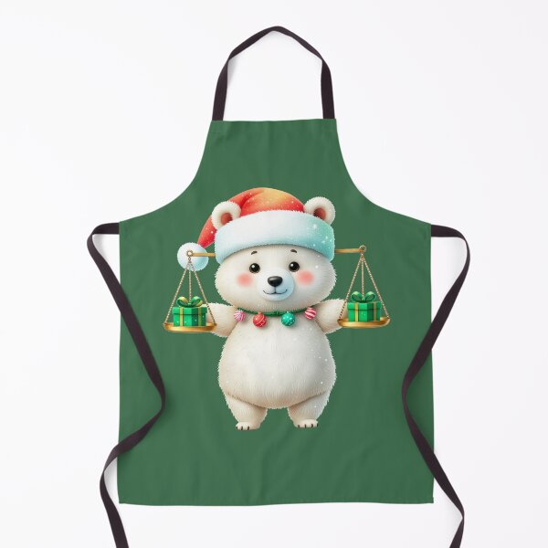 Item preview, Christmas Polar bear x Libra Zodiac sign designed and sold by Pixelo Studio.