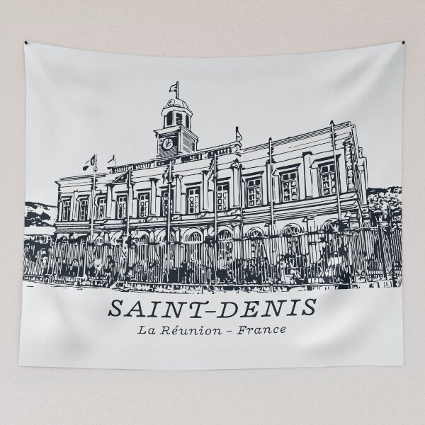 Item preview, Saint-Denis - Réunion Island designed and sold by Lakeric Cityscapes.