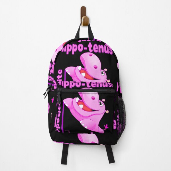 Item preview, Funny Nerdy Trigonometry Opposite Adjacent Hippotenuse Pink Hippomatus Math Teacher Black Text designed and sold by MathWare MathClips.