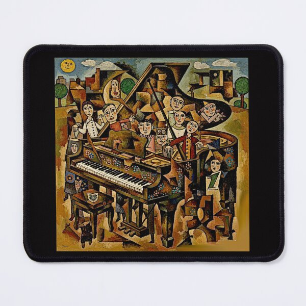 Item preview, A Piano music poster hommage#4 designed and sold by Helios Be. Lavsh.