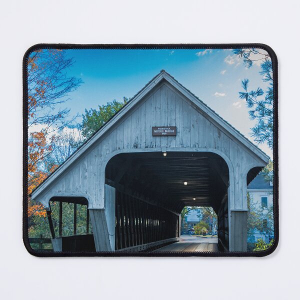 Item preview, Woodstock Middle Bridge - Vermont designed and sold by Viv Thompson Photography .