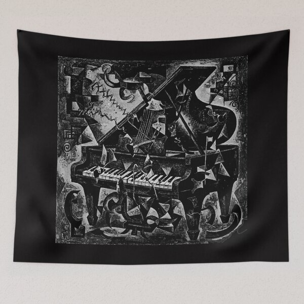 Item preview,  A Piano music poster hommage#5 designed and sold by Helios Be. Lavsh.