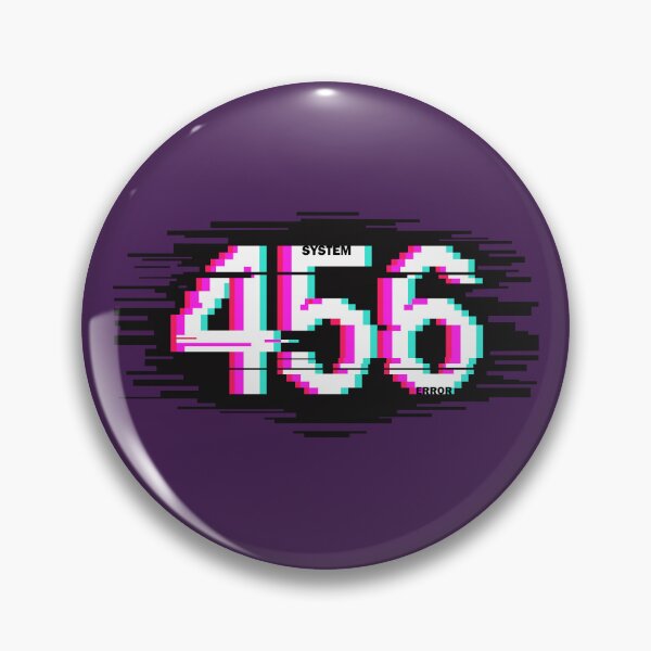 Item preview, System Error 456 Digital Glitch Art - Cyberpunk Tech Design designed and sold by cabana.space.