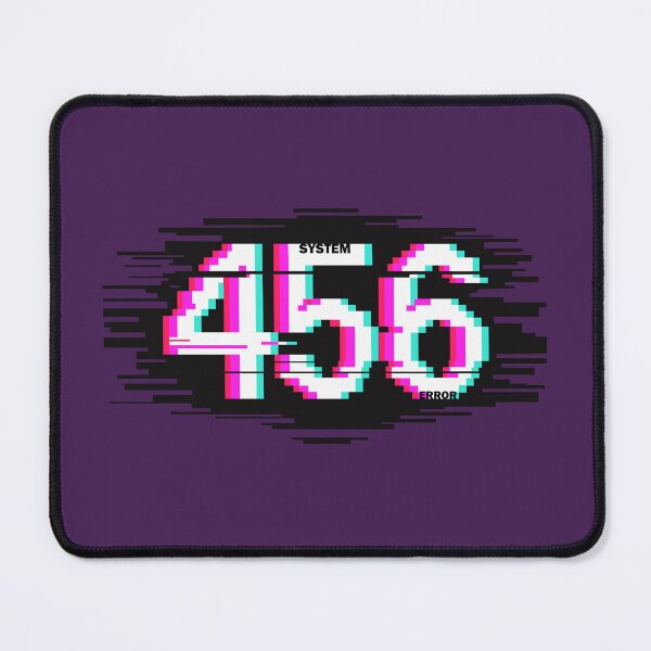 Item preview, System Error 456 Digital Glitch Art - Cyberpunk Tech Design designed and sold by cabana.space.