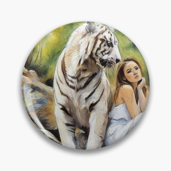 Artikelvorschau, Die Dame und der Tiger entworfen und verkauft von tomorrowsart.