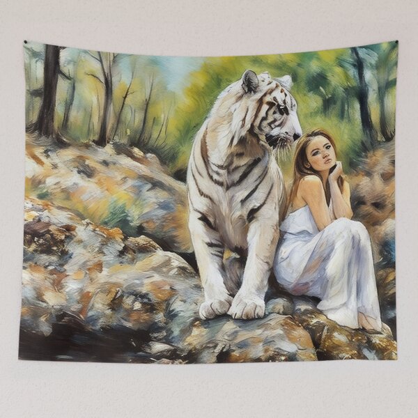 Item preview, Lady and the Tiger designed and sold by tomorrowsart.