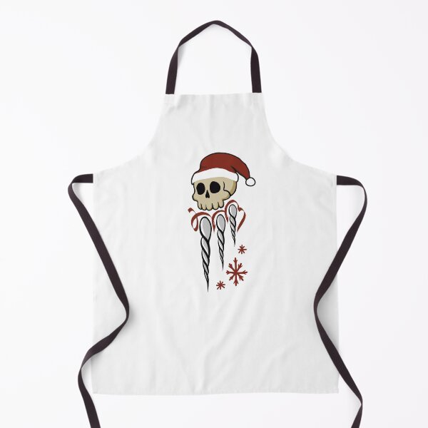 Item preview, Cute Winter Skull With Icicles – Gothic Christmas Emblem designed and sold by OOctopusStore.