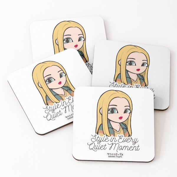 Item preview, Street Kawaii Club Calm Aesthetic Kawaii Fashion Girl Design – Style in Every Quiet Moment designed and sold by P-L-Sardines.