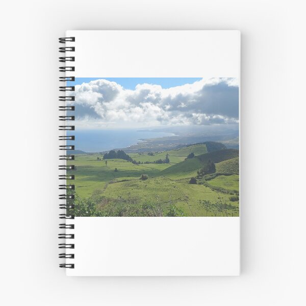 Item preview, The photograph shows the view of the lush green island of Sao Miguel in the Azores archipelago. designed and sold by Knock on my door.