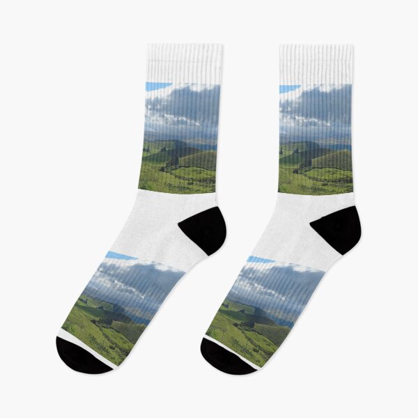 Item preview, The photograph shows the view of the lush green island of Sao Miguel in the Azores archipelago. designed and sold by Knock on my door.