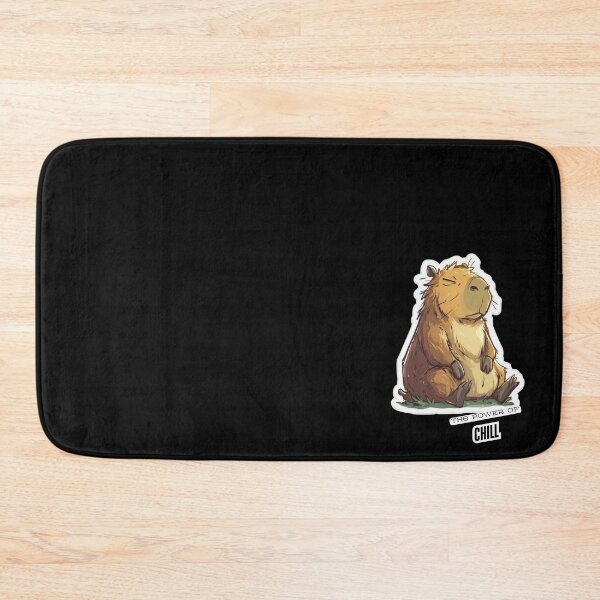 Item preview, Chill Capybara Vibes – “The Power of Chill” Relaxed Capybara Illustration designed and sold by KZurHTPC.