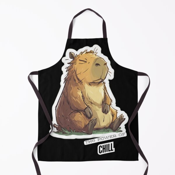 Item preview, Chill Capybara Vibes – “The Power of Chill” Relaxed Capybara Illustration designed and sold by KZurHTPC.