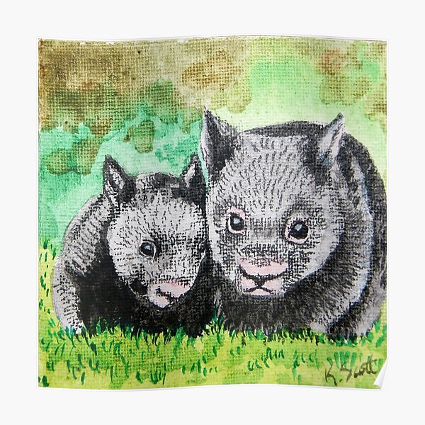 Wombats Poster