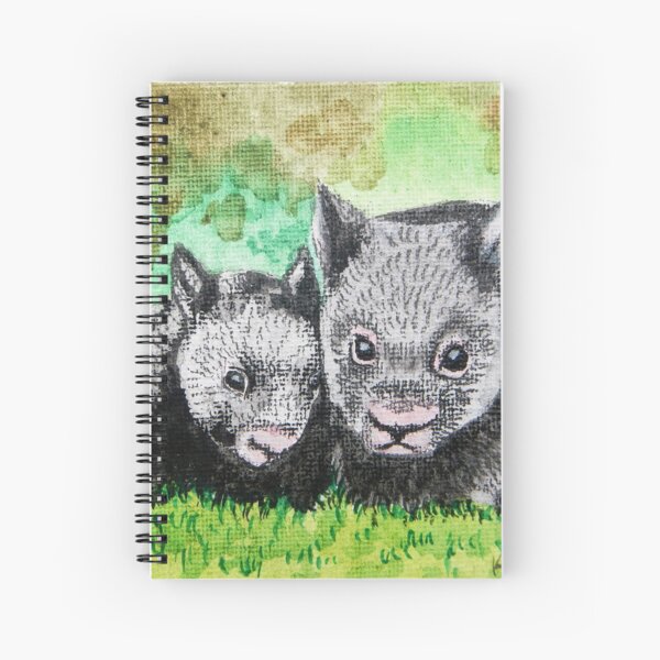 Wombats Spiral Notebook