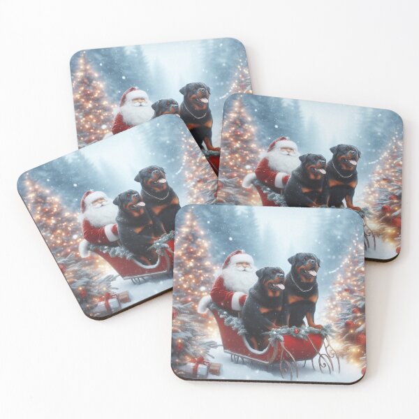 Item preview, Rottweilers Christmas Eve designed and sold by 123ks.