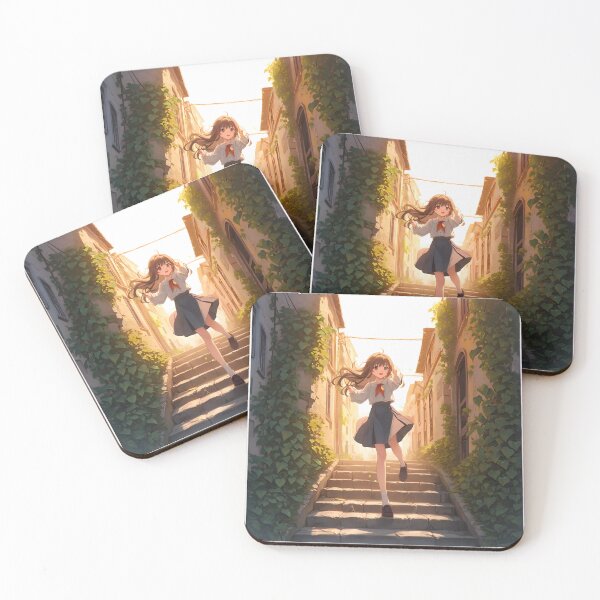 Item preview, Sunny Steps in a Quiet Street designed and sold by Silvestaria.
