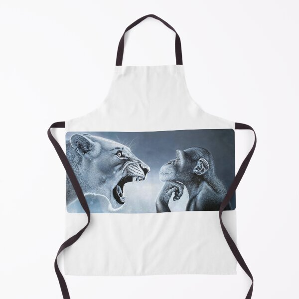 Item preview, Lion Screaming at Monkey meme designed and sold by SkrenClothing.