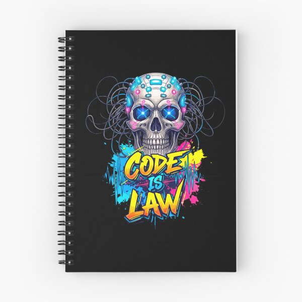 Item preview, Cyberpunk Coder Skull Quote designed and sold by SholoStudio.