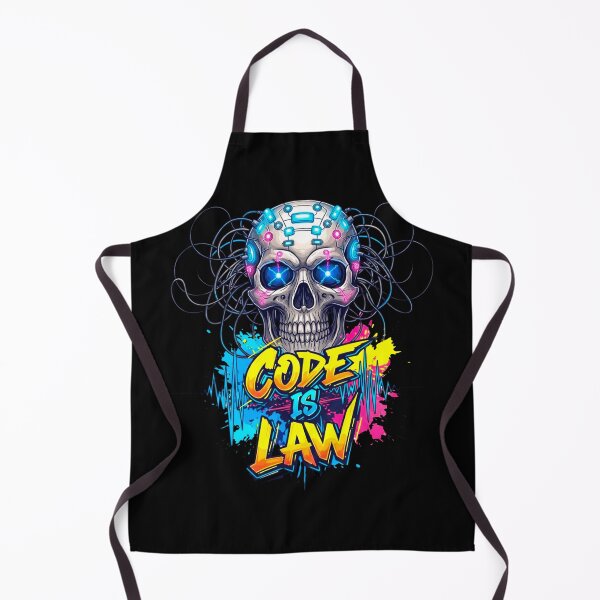Item preview, Cyberpunk Coder Skull Quote designed and sold by SholoStudio.