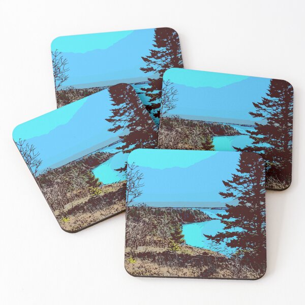 Item preview, Eastport Maine Bluff [Bright Vector] designed and sold by dragonsinn.