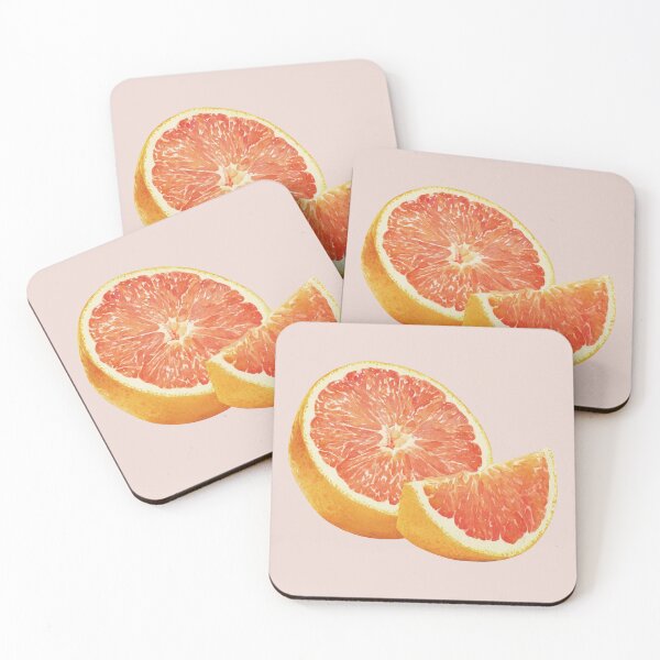 Item preview, Grapefruit Wedge Next to Half a Grapefruit designed and sold by Violet Peonies.
