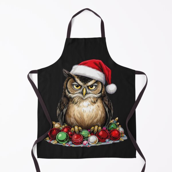 Item preview, Grumpy Owl – “Too Early for Christmas!” | Funny Christmas Owl Design designed and sold by ColorSplash123.